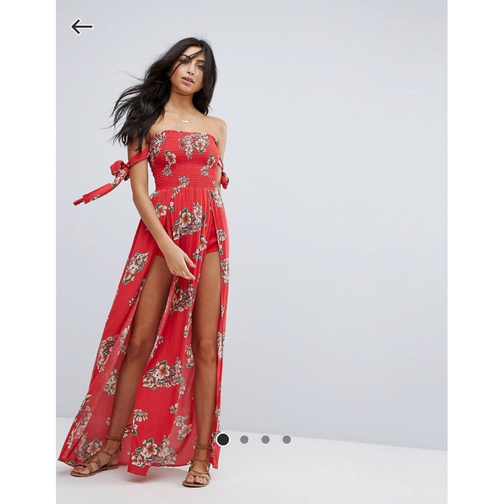 ASOS Red Maxi Dress